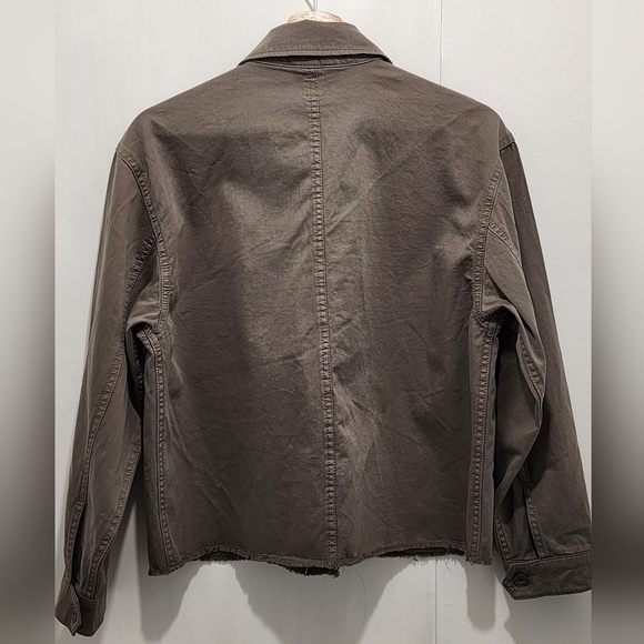 Dylan Cotton Linen Jacket Olive‎ Green Women's Size Small NWOT - Picture 9 of 10